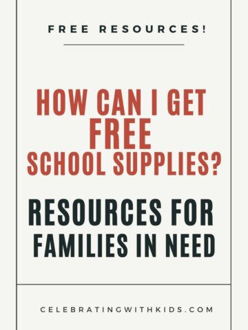 free school supplies for kids for families in need