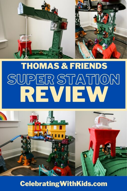 Thomas & Friends Super Station Review - Celebrating with kids