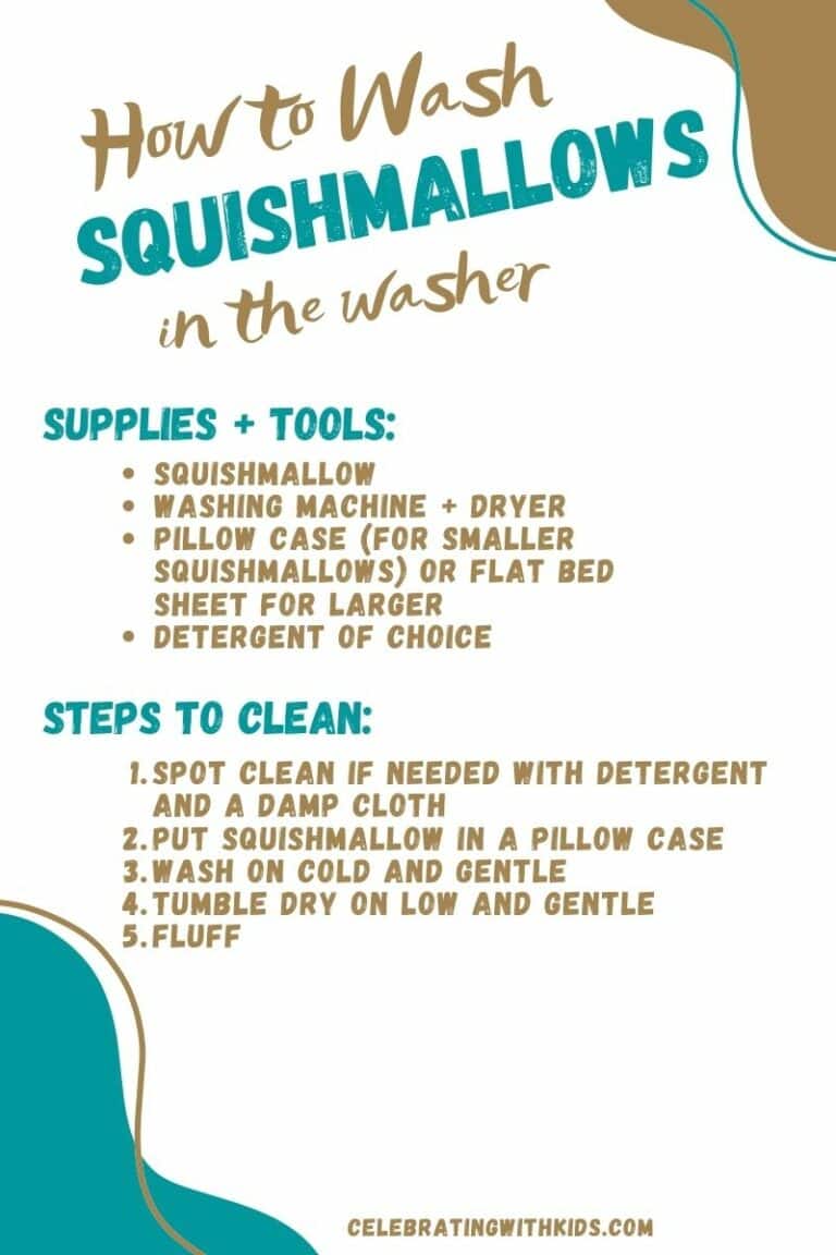 How to wash squishmallows the easy way! Celebrating with kids