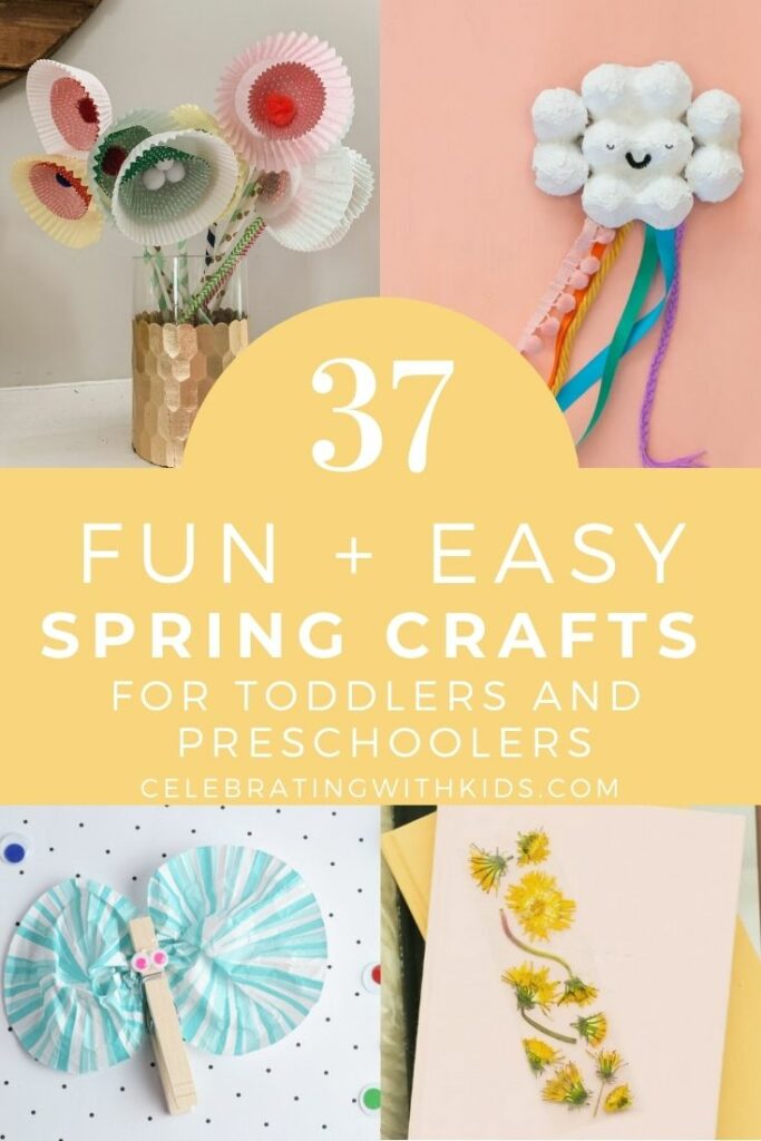 Spring themed crafts for toddlers and preschoolers