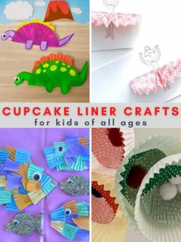 cupcake liner craft ideas for kids of all ages