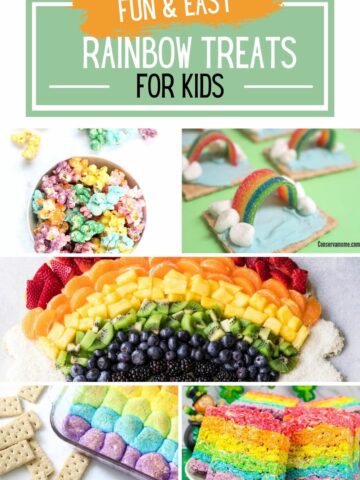 fun & easy rainbow treat recipes for kids