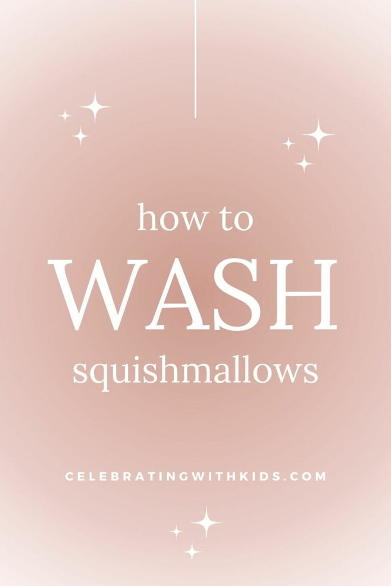 How to wash squishmallows the easy way! Celebrating with kids