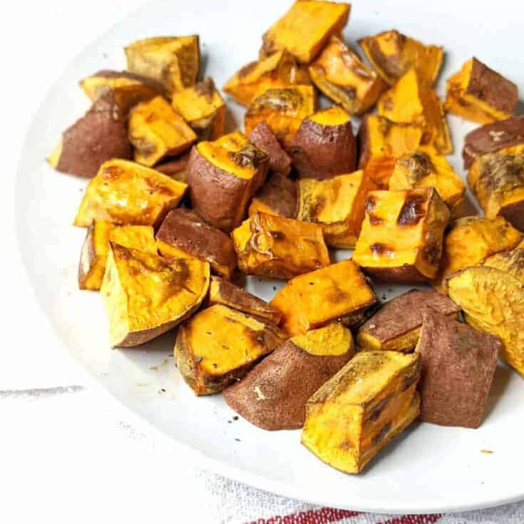 Image for Easy Air Fryer Sweet Potato Chunks