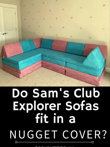 Do Sam's Club Explorer Kids Sofas fit in Nugget Covers