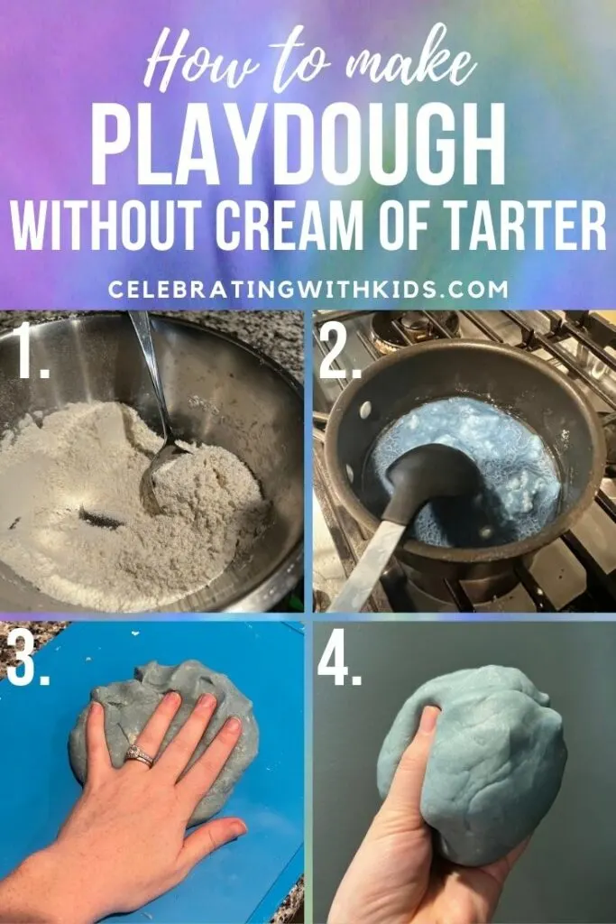 How to make homemade playdough without cream of tartar