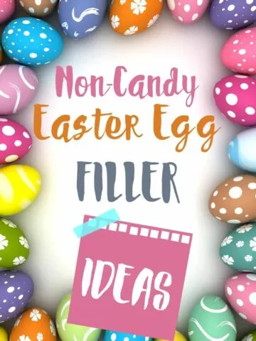 Non-Candy easter egg filler ideas