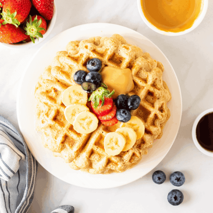Image for Banana Oatmeal Waffles