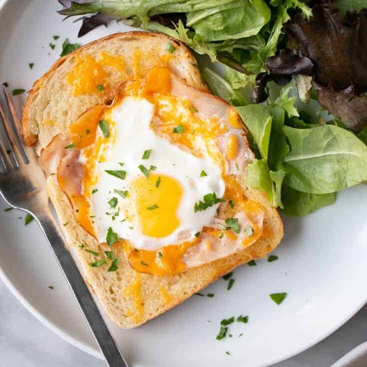 Image for Ham and Cheese Egg in the Hole