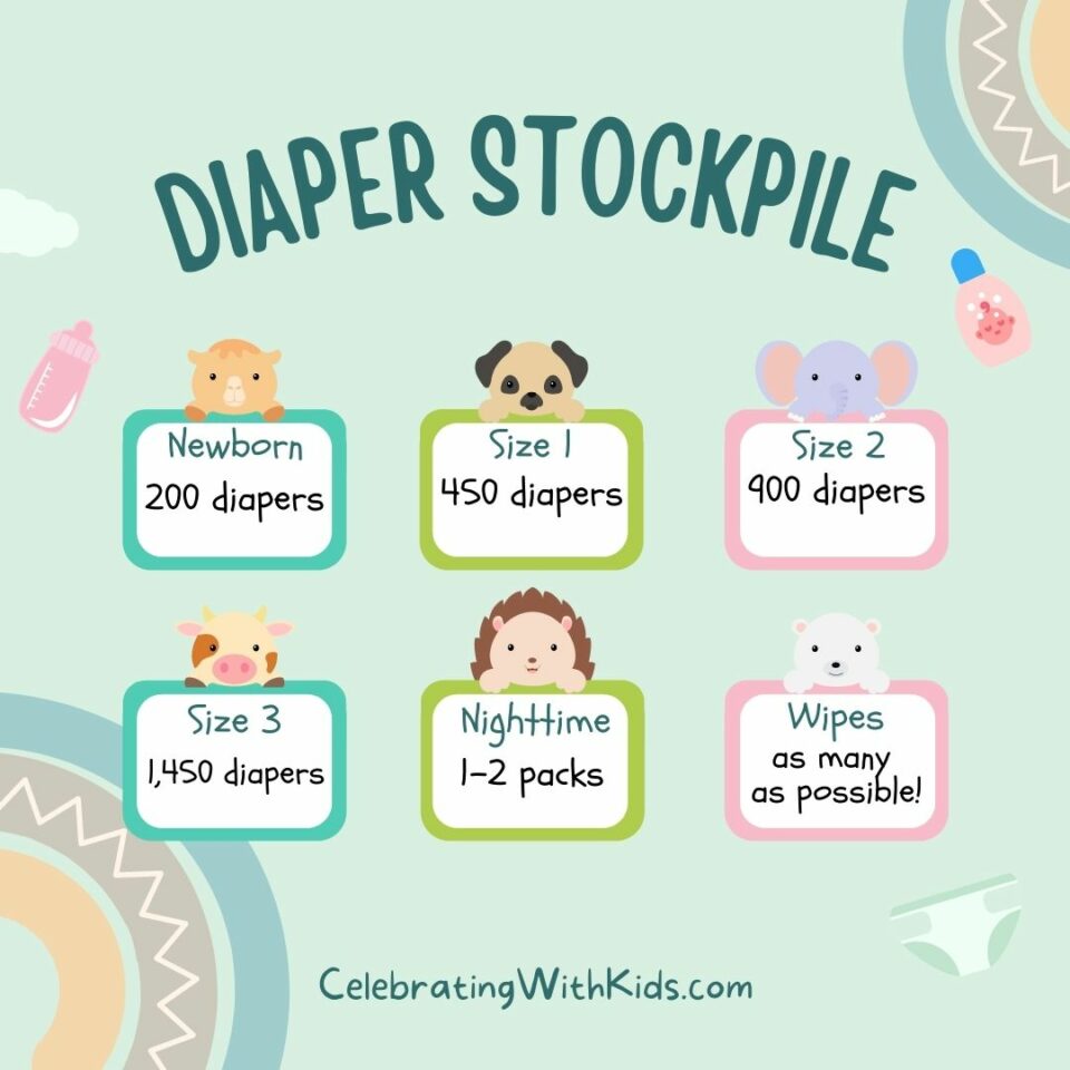 The complete guide to building a diaper stockpile Celebrating with kids