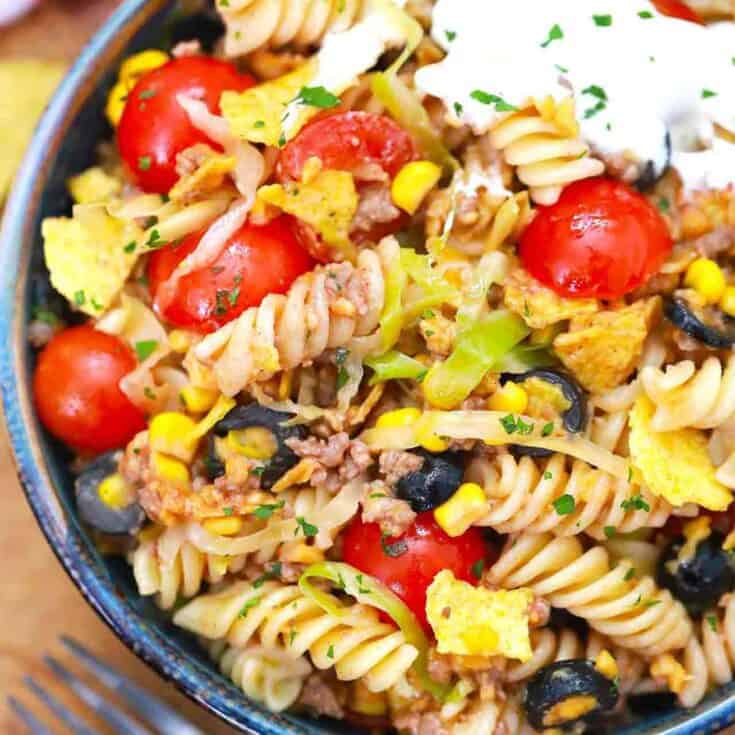 Image for Taco Pasta Salad Recipe