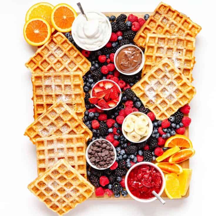 Image for Waffle Breakfast Board (Fun idea for breakfast or brunch)