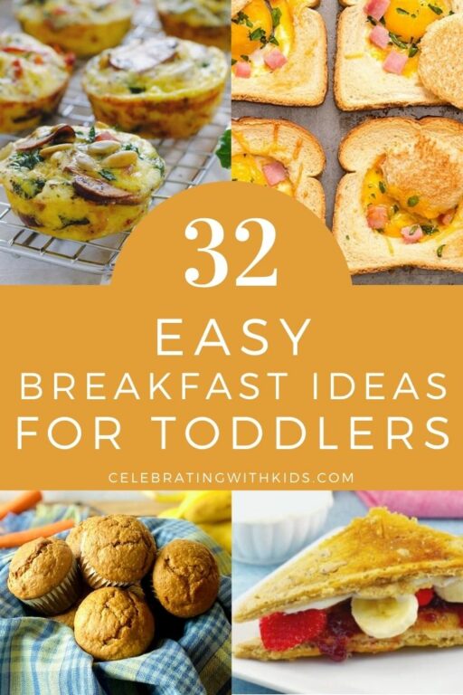 32 easy breakfast ideas for toddlers - Celebrating with kids