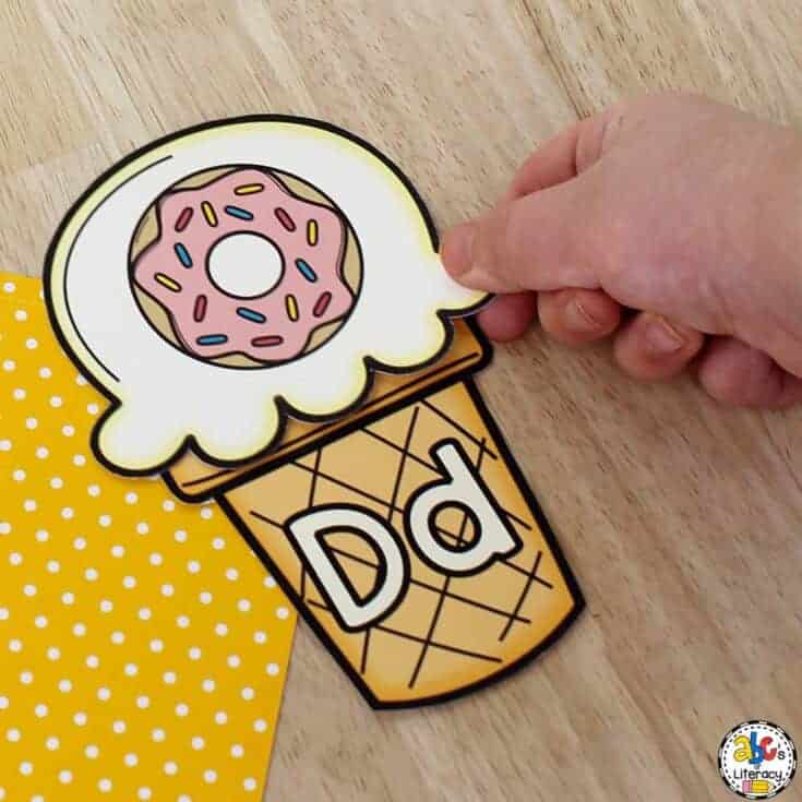 Image for Ice Cream Beginning Sounds Activity