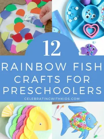 12 rainbow fish crafts for preschoolers