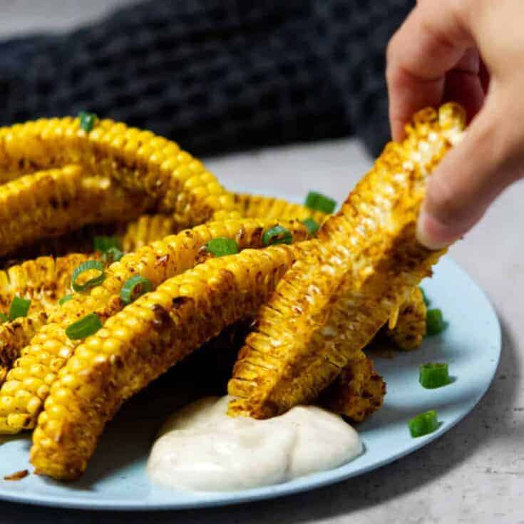 Image for Easy Air Fryer Corn (Corn Ribs)