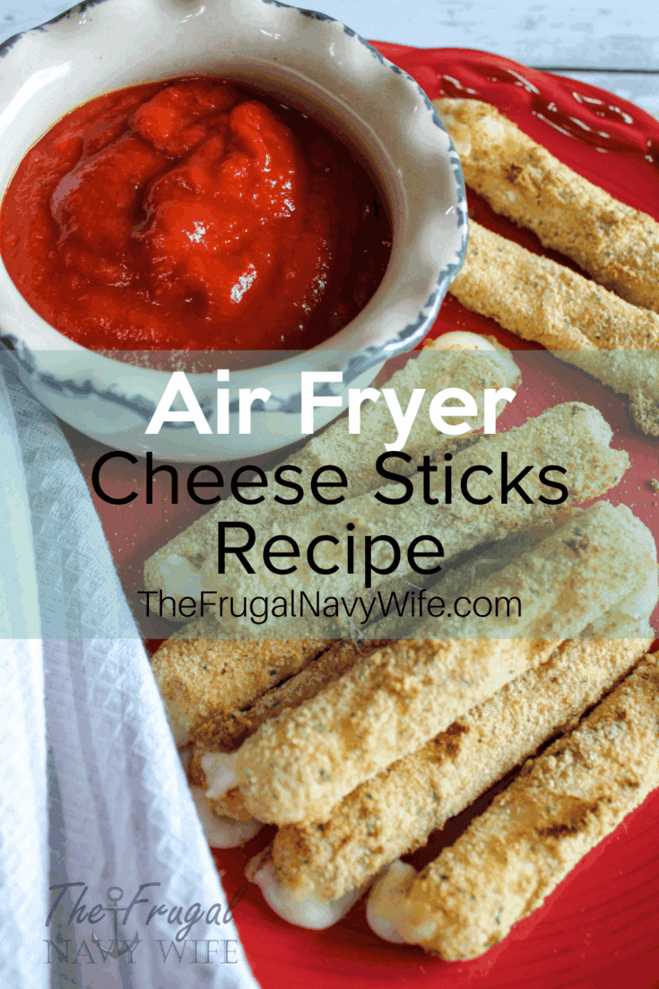 Image for Air Fryer Mozzarella Cheese Sticks