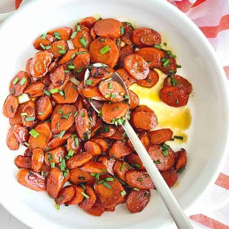 Image for Maple Bourbon Glazed Carrots