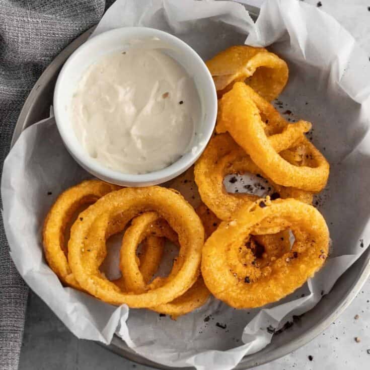 Image for Air Fryer Frozen Onion Rings