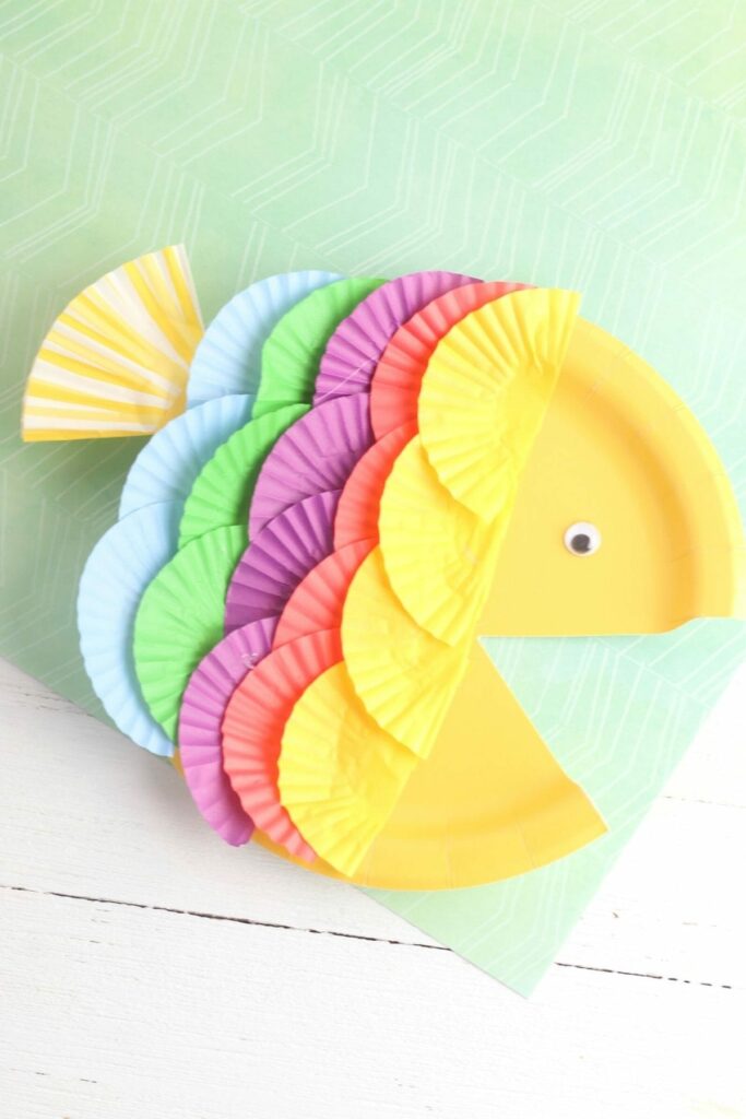 12 Rainbow fish crafts for preschoolers - Celebrating with kids