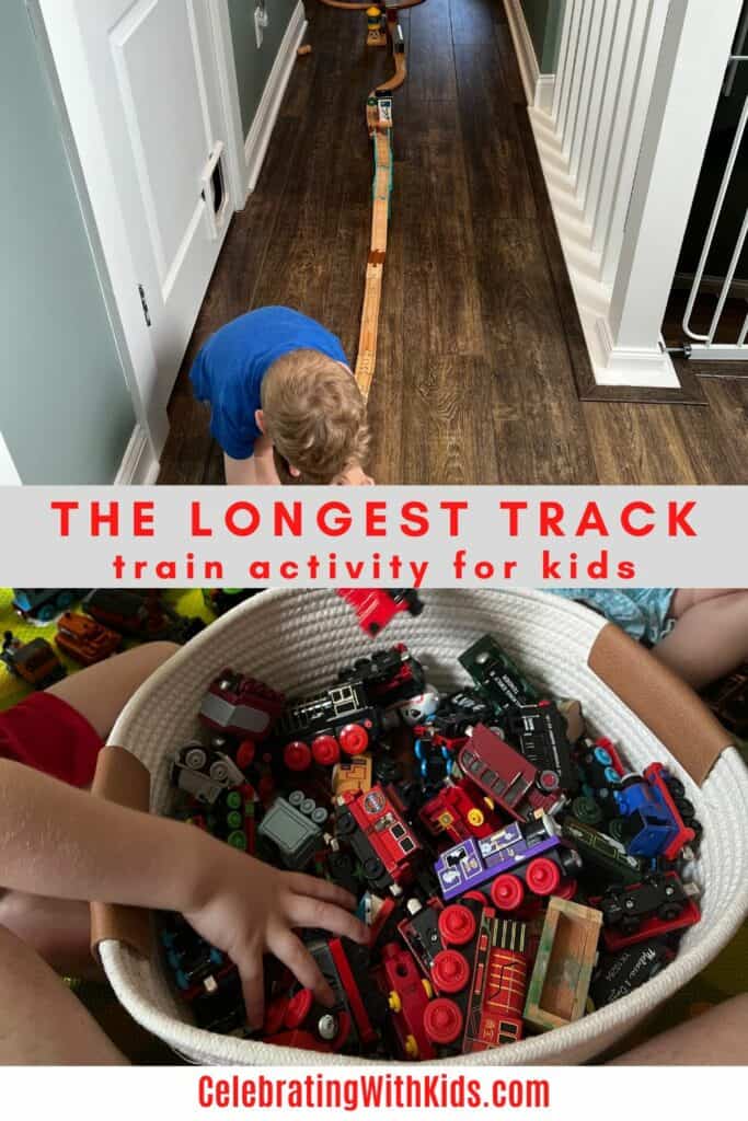 the longest track train activity for kids