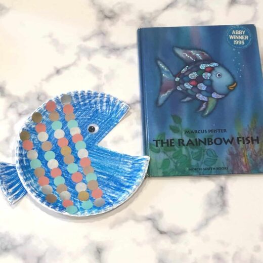 12 Rainbow fish crafts for preschoolers - Celebrating with kids