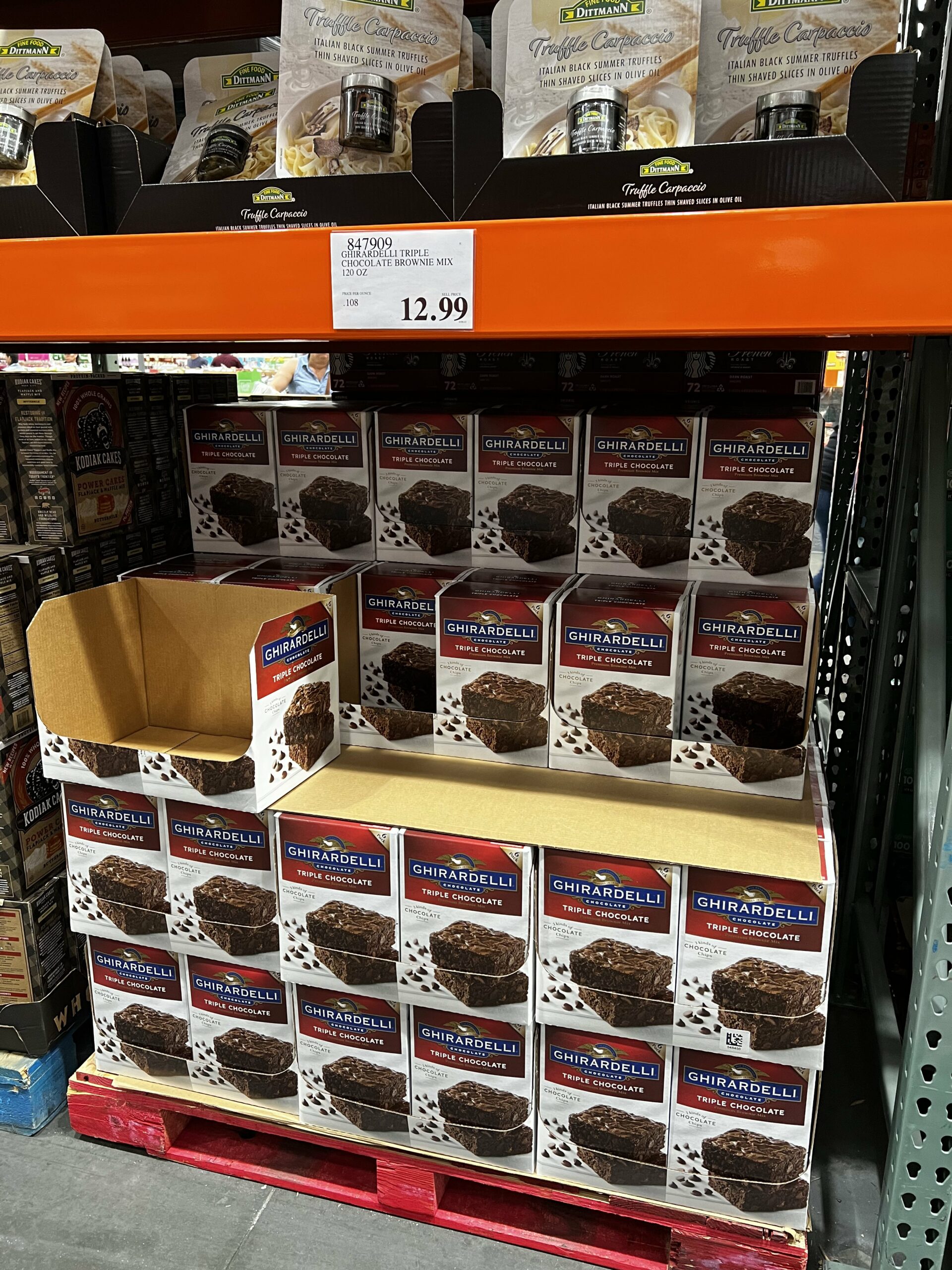 brownie mix at costco