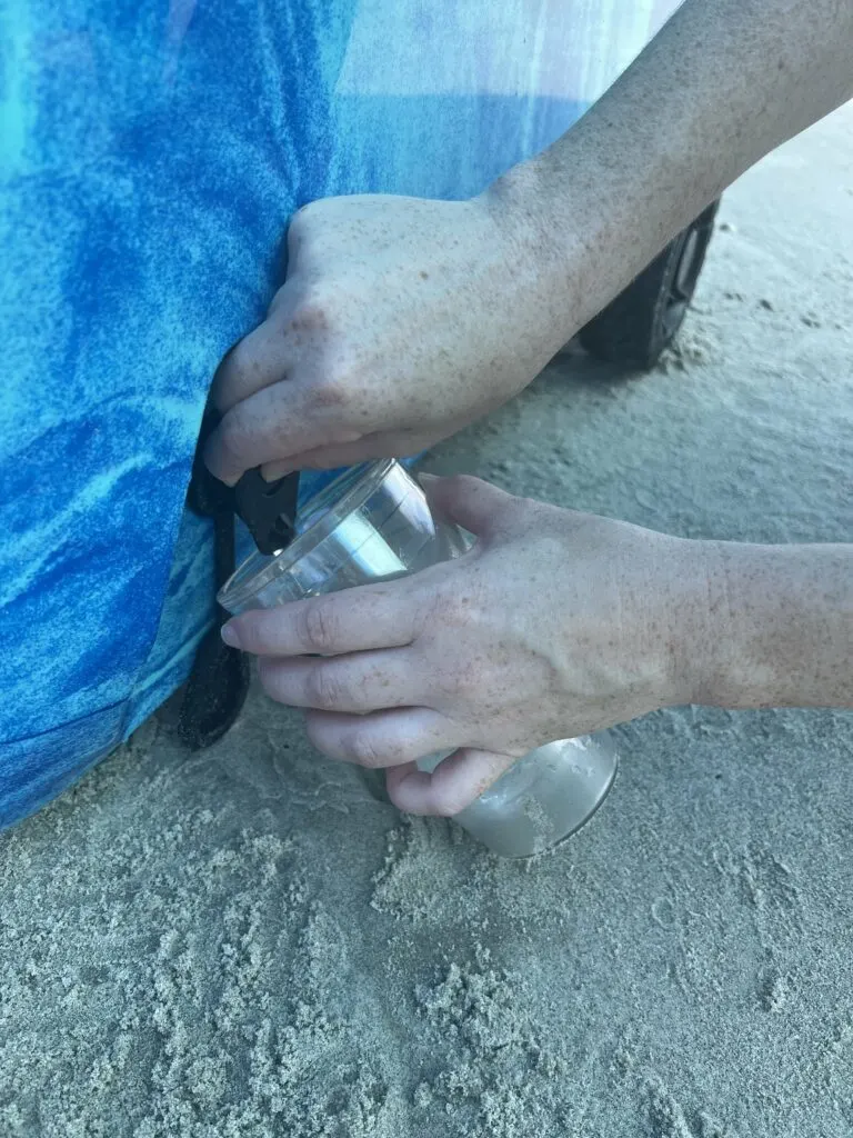 getting water from a brumate brutank cooler tap