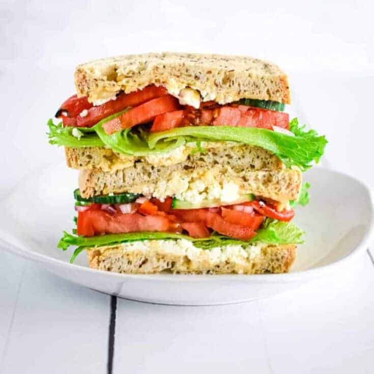 Image for Copycat Panera Mediterranean Veggie Sandwich