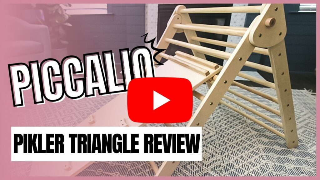 piccalio pikler triangle review youtube thumbnail for blog