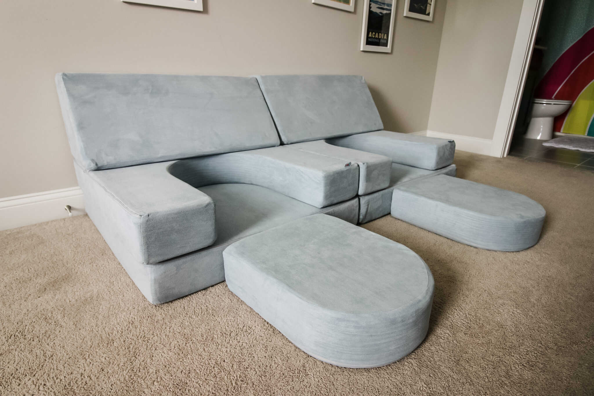 Epic Kidz Play Couch Review Celebrating with kids