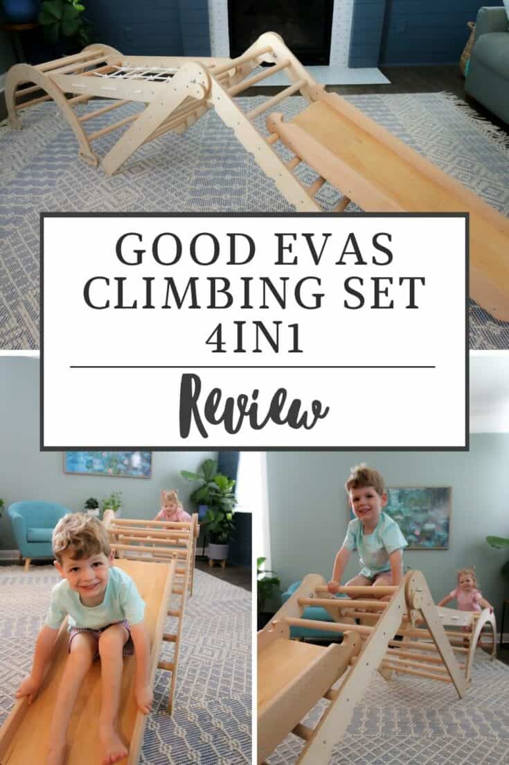 Goodevas Climbing Set 4in1 Review Celebrating with kids