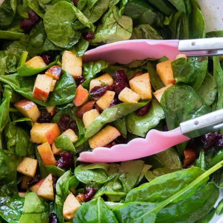 Image for Thanksgiving Salad with Spinach