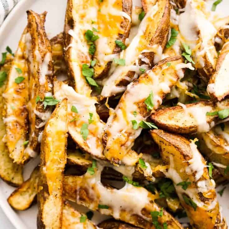 Image for Easy 6-Ingredient Cheesy Potato Wedges