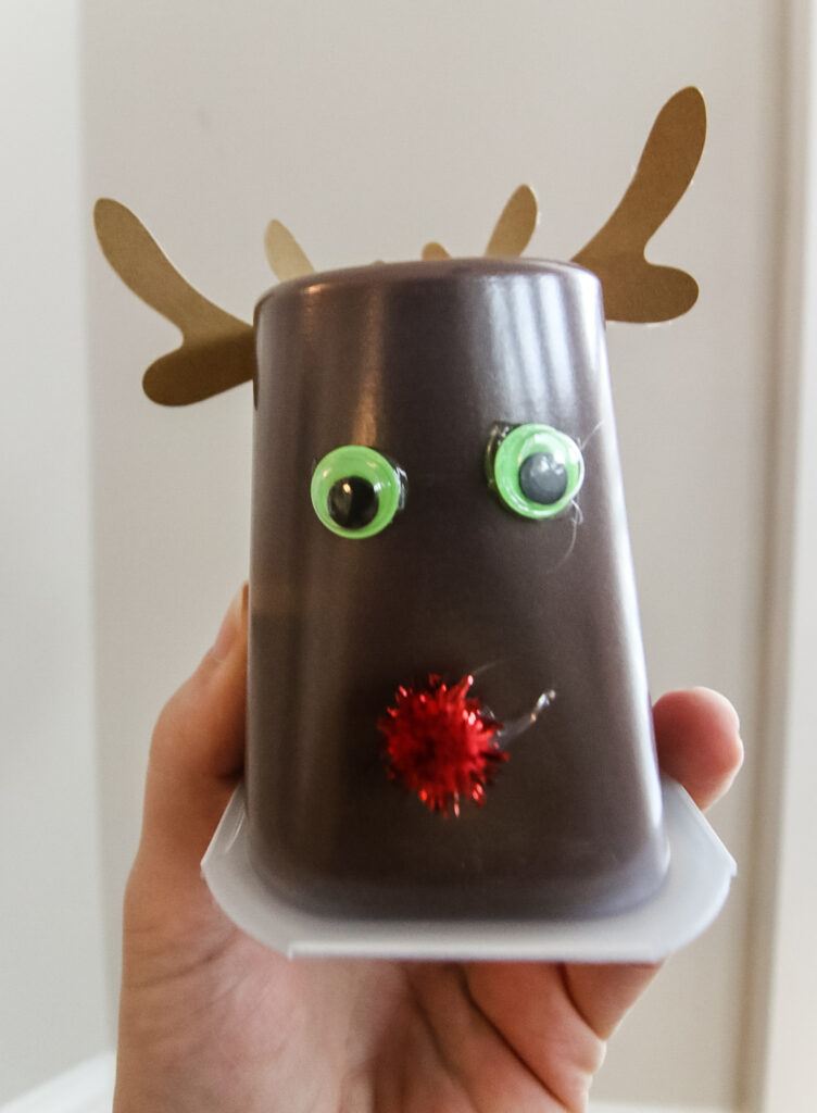 Reindeer pudding cups