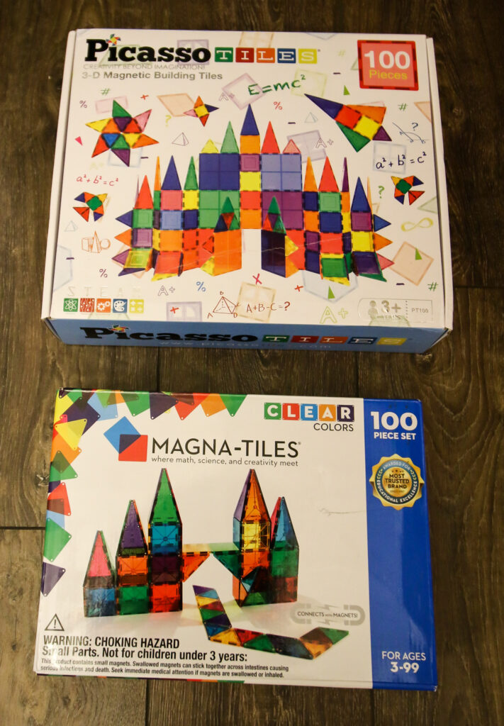 magna tile and picasso tile boxes