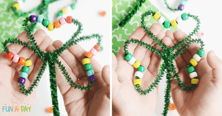 Image for Beaded Shamrock Craft for Kids