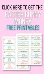 Easter Bunny Bucks - free printable - Celebrating with kids