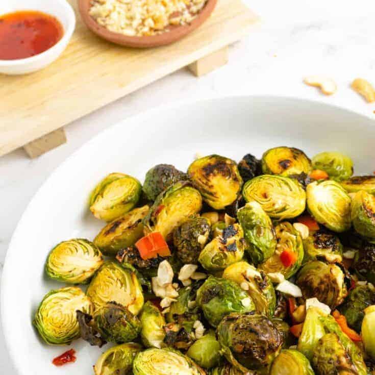 Image for Roasted Sweet Chili Thai Brussels Sprouts Recipe