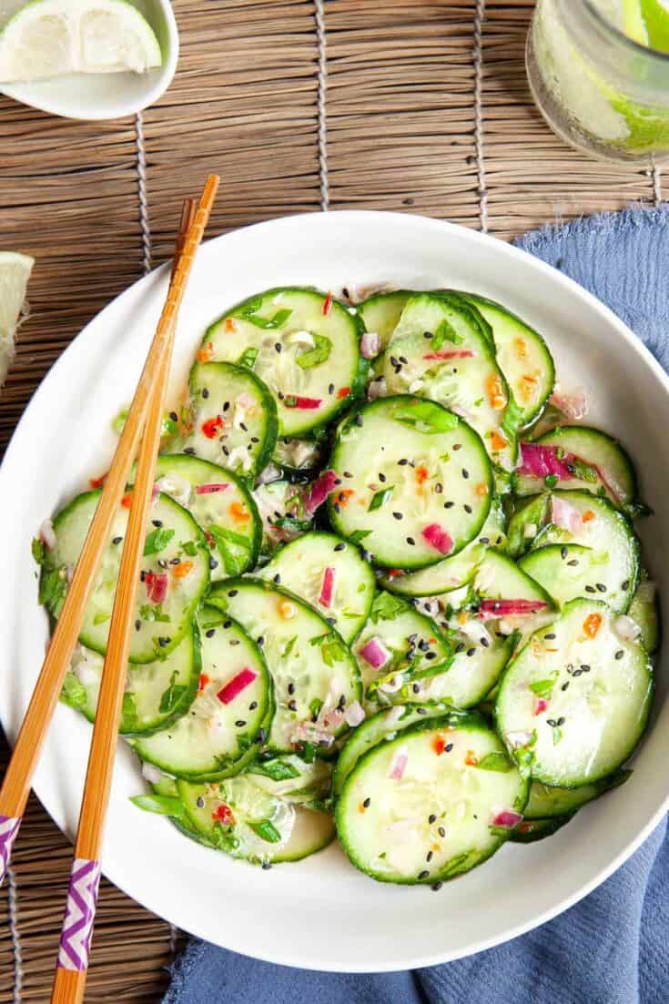Image for Easy Asian Cucumber Salad