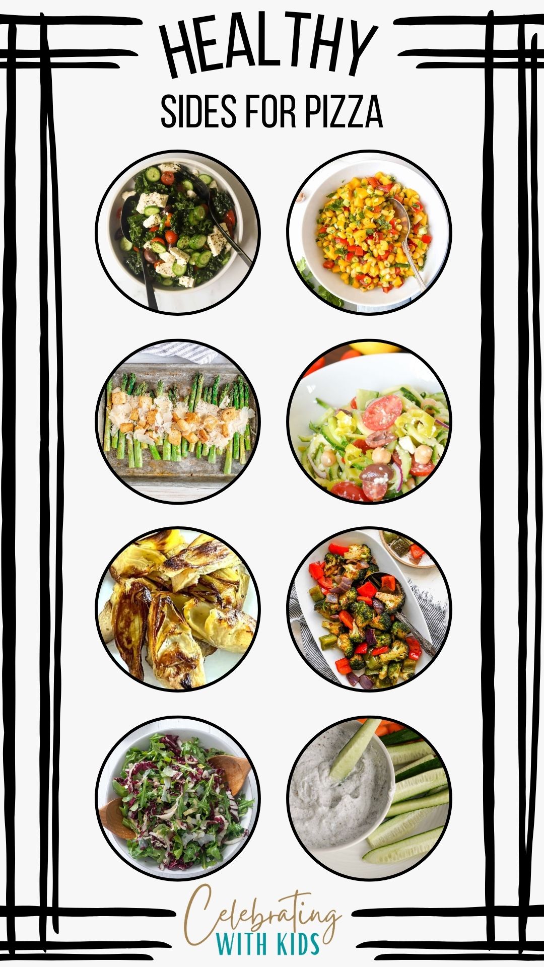 healthy side dishes to serve with pizza