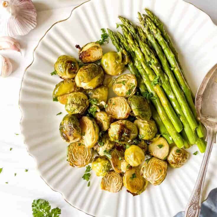 Image for Roasted Asparagus and Brussels Sprouts