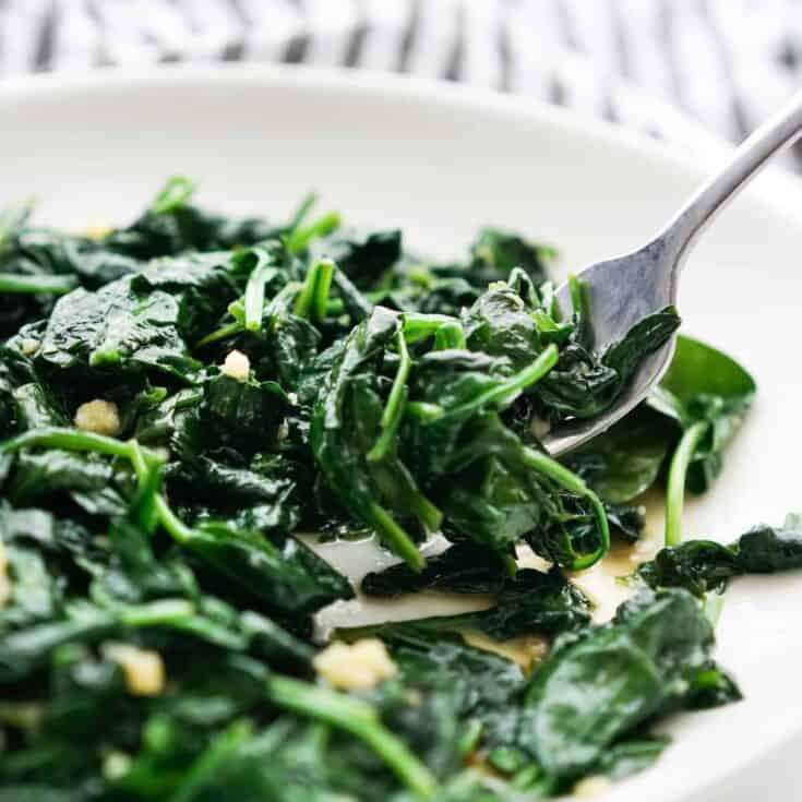 Image for Garlic Saut�ed Spinach