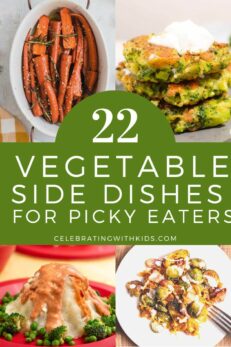 22 Delicious vegetable side dishes for picky eaters - Celebrating with kids
