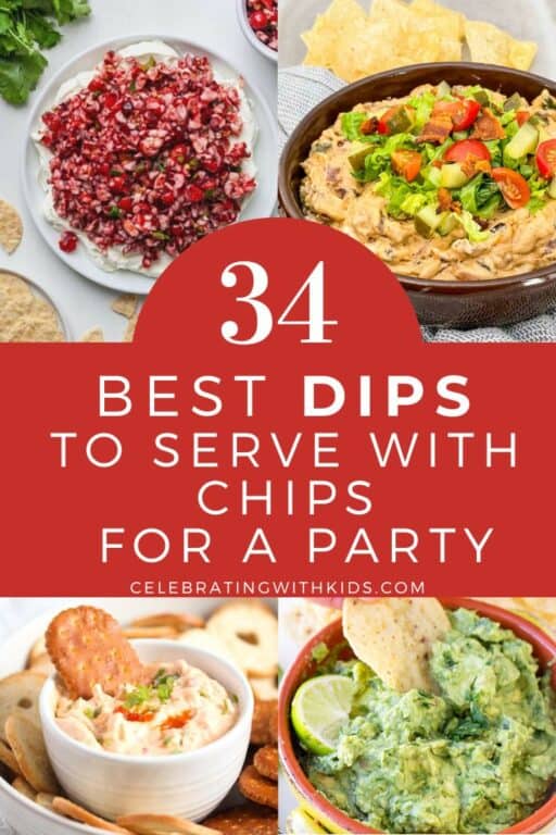 34 Best Dips to Serve with Chips for a Party Celebrating with kids
