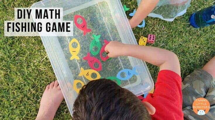 Image for Easy DIY Math Fishing Game for Kids