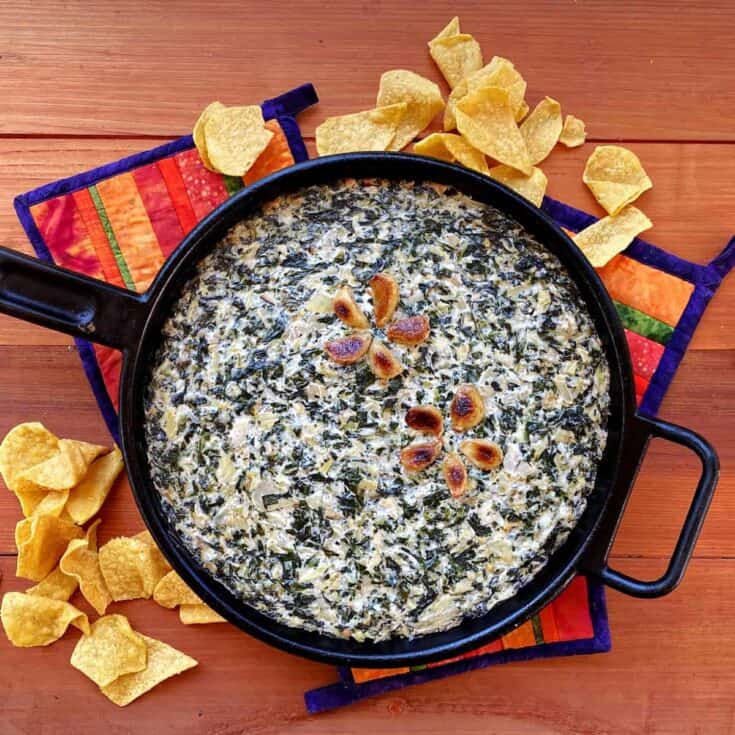 Image for Roasted Garlic Spinach Artichoke Dip