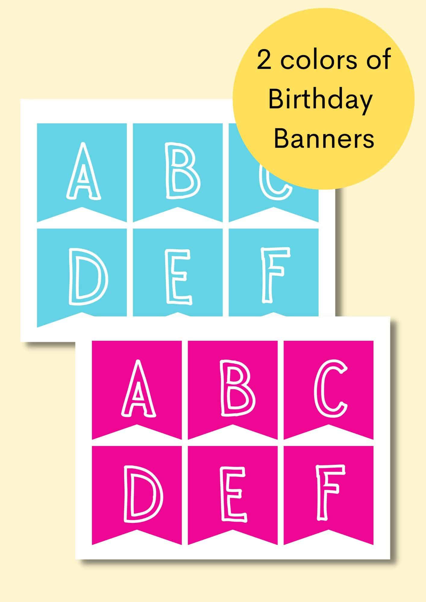birthday banner