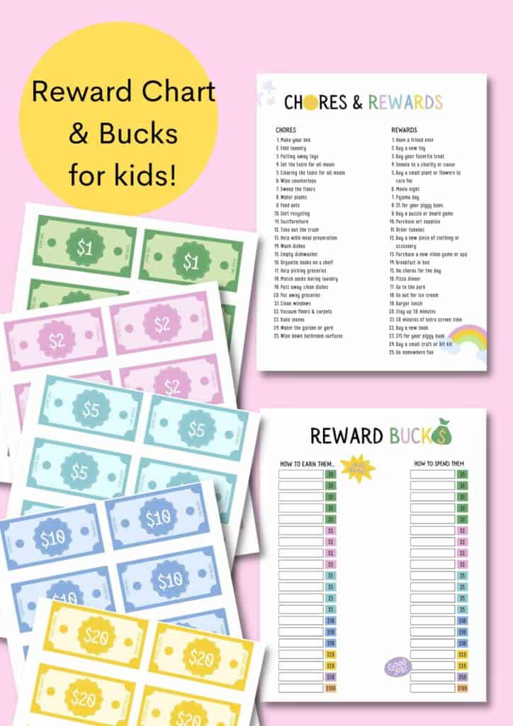 Reward chart + reward bucks