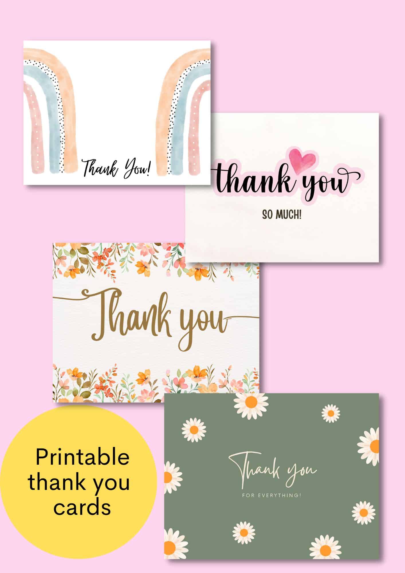 thank you cards